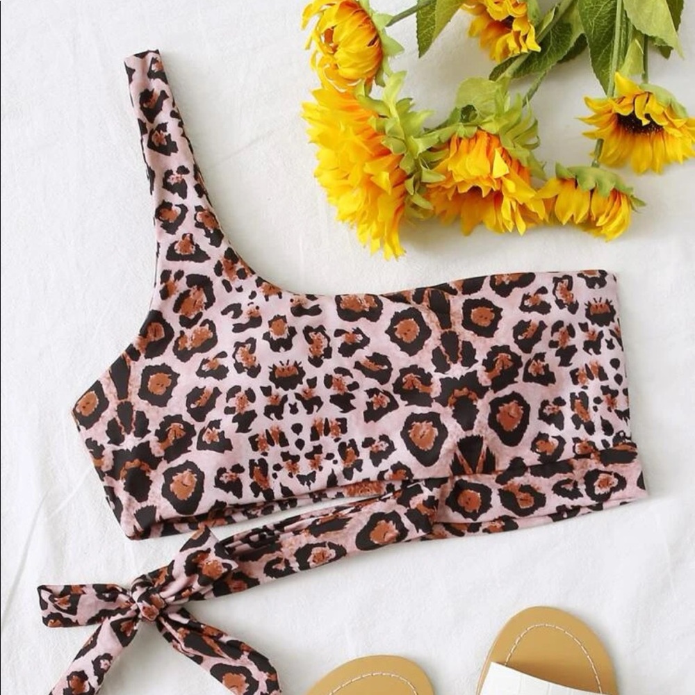 Shein one shoulder bikini top